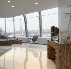 Appartement dans Paris (focus)