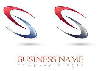 Business logo 3D spiral design