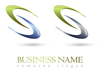 Business logo 3D spiral design - 54621763