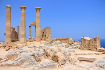 Fototapeta premium Akropolis von Líndos