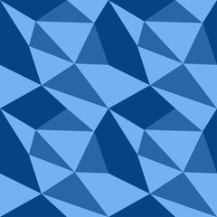 Triangles, abstract vector seamless pattern.