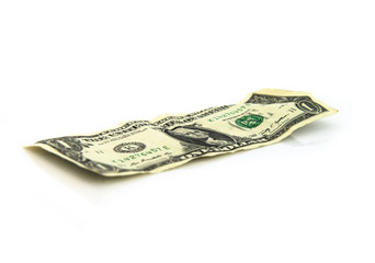 Dolar isolated on white background