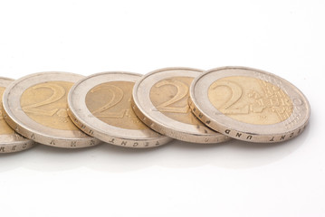 2 euro coins