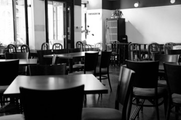 Interior of a traditional hungarian restaurant