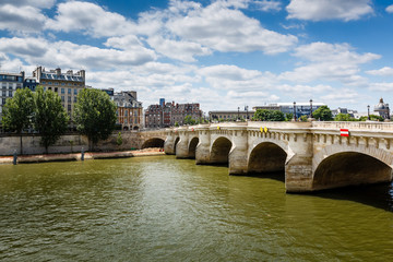 Fototapeta premium Pont Neuf and Cite Island in Paris, France