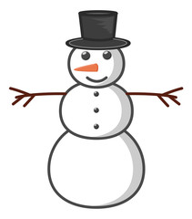 Snowman Vector Illustration