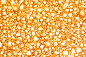texture thin pancake in the hole, close-up, background