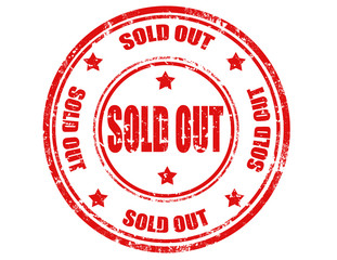 Sold out-stamp