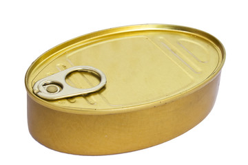 Oval canned container
