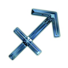 Sagittarius Zodiac Symbol.