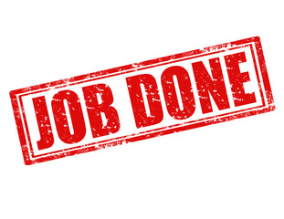 Job done-stamp