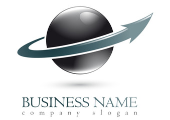 Business logo 3D sphere design - 54630544
