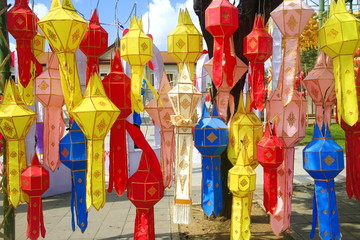 Chiang Mai paper lamps, Thailand