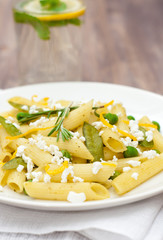 Delicious vegetarian pasta