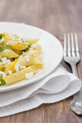 Delicious vegetarian pasta