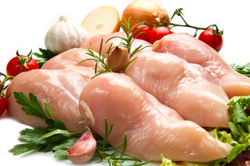 petti di pollo con ingredienti