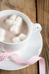 Cup of Hot Chocolate with marshmallows