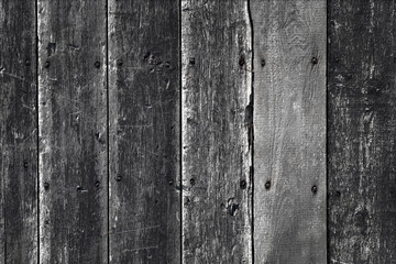 Gray background with weathered old wooden wall