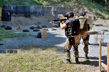 special police unit in training