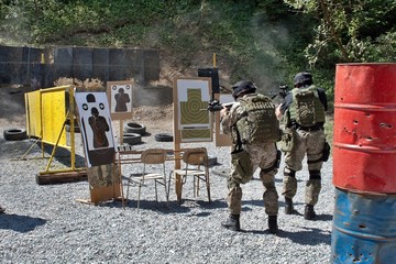 special police unit in training