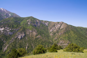 beautiful mountains in Kazakhstan. nature