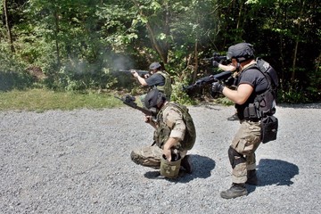 special police unit in training