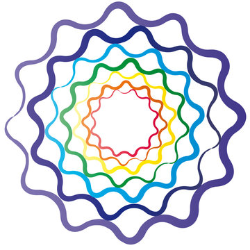 Chakra Wirbel - Energiewirbel - Logo