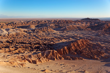 Fototapeta na wymiar Valley of the Moon, San Pedro de Atacama, Chile