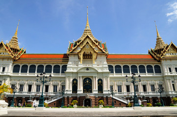 Obraz premium The Chakri Maha Prasat throne hall.