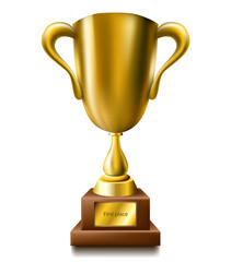 Gold trophy
