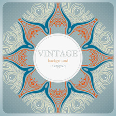 Vintage lace background