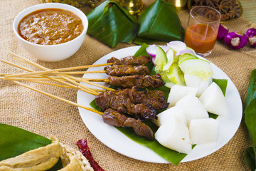 satay malay hari raya foods ,focus on the meat
