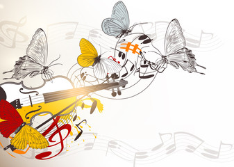 Music vector background