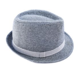 Light gray hat isolated