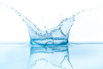 water splash isolated on white background © kubais
