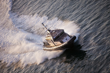 Police Boat on Patrol © Scott Griessel