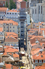 Fototapeta na wymiar Elevador de Santa Justa. Lisboa. Portugal
