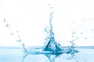 water splash isolated on white background © kubais