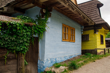 Fototapeta na wymiar Vlkolinec - a historic village in Slovakia