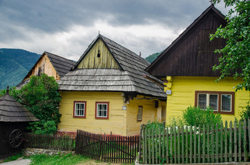 Vlkolinec - a historic village in Slovakia