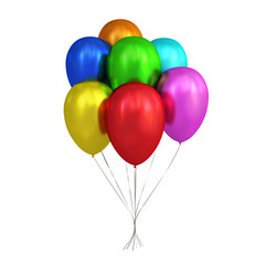 Fototapeta na wymiar 3D Balloons