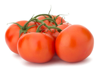 Tomato vegetables isolated on white background