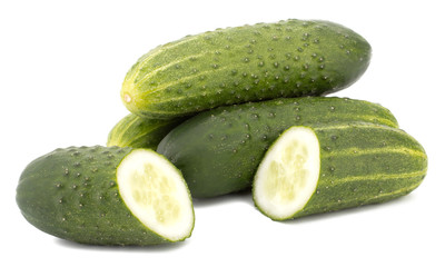 cucumber isolated on white background