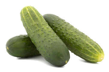 cucumber isolated on white background
