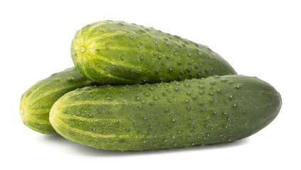 cucumber isolated on white background