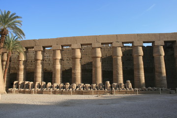 Fototapeta na wymiar Karnak Tempelsäulen