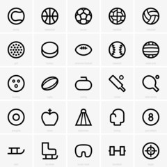 Set of sport icons