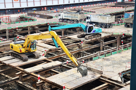 Building construction Site at Thailand