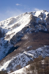 Obraz premium Ligurian mountains part of Italian Alps