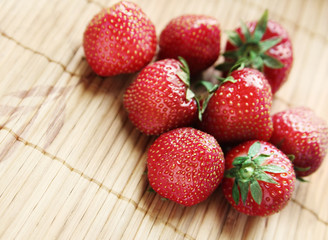 Ripe strawberries